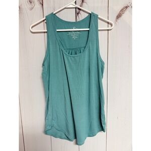 KÜHL Women's Venture Tank Top Small Jade Green Stripe EUC